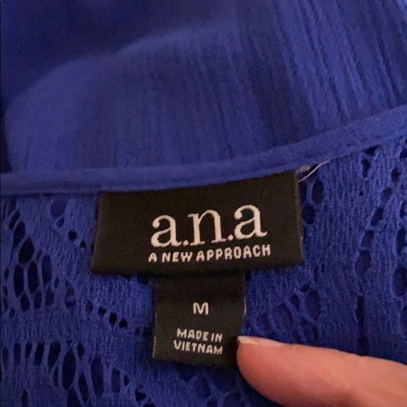 A.N.A. Cold Shoulder Blouse - Picture 6 of 7